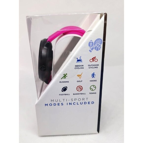 iTech Fusion 2 Smartwatch: Durable & Lightweight | Hot Pink Band | Android & iOS - Picture 3 of 16